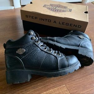 Harley Davidson leather chukka boots